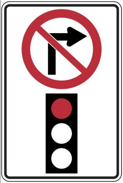 Right Turn Prohibited 